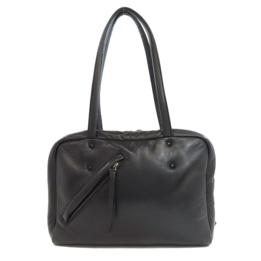 PRADA Tote Bag Calfskin black logo