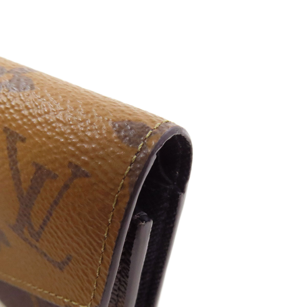 LOUIS VUITTON Bifold Wallet Monogram reverse Brown Portefeuille Victorine