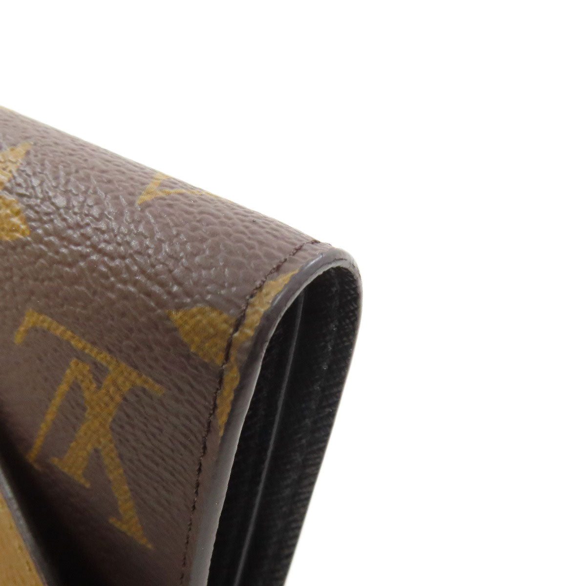 LOUIS VUITTON Bifold Wallet Monogram reverse Brown Portefeuille Victorine