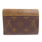 LOUIS VUITTON Bifold Wallet Monogram reverse Brown Portefeuille Victorine