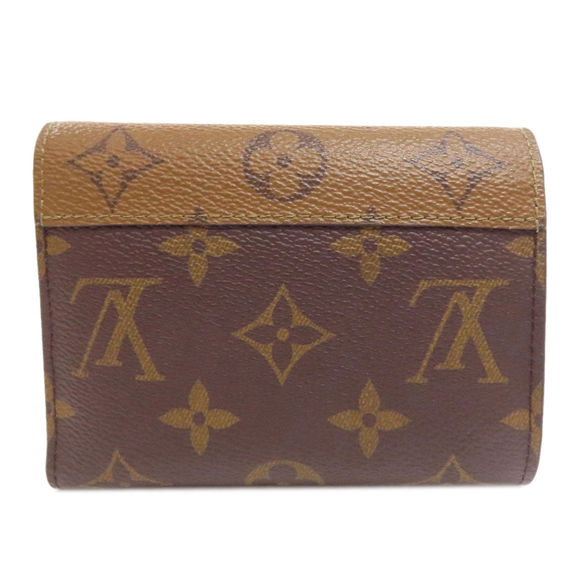 LOUIS VUITTON Bifold Wallet Monogram reverse Brown Portefeuille Victorine
