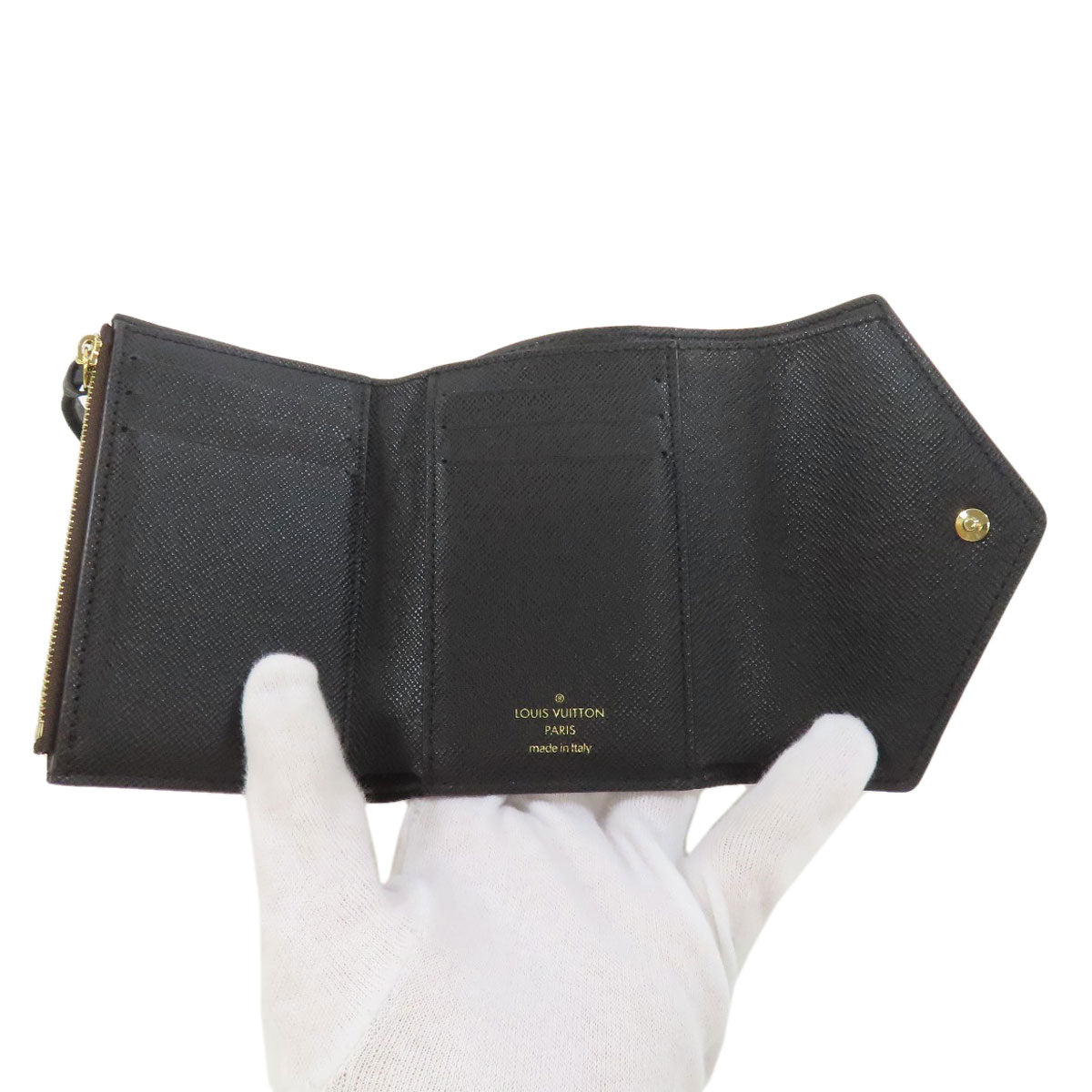 LOUIS VUITTON Bifold Wallet Monogram reverse Brown Portefeuille Victorine