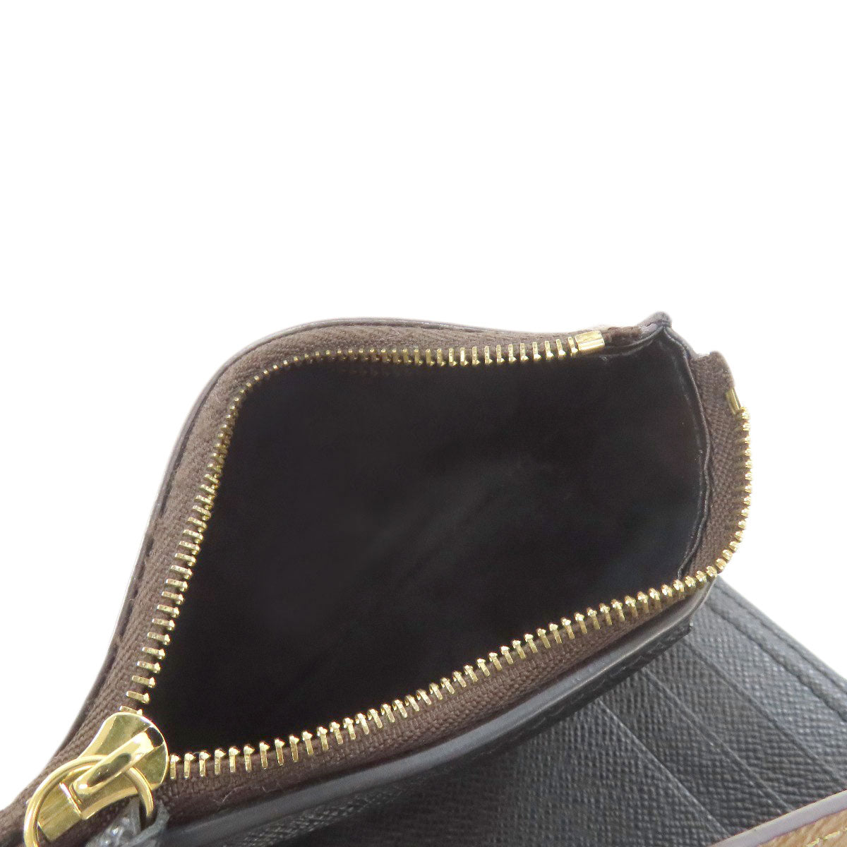LOUIS VUITTON Bifold Wallet Monogram reverse Brown Portefeuille Victorine