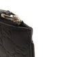 GUCCI Coin case 233183 leather black GG Signature Shima