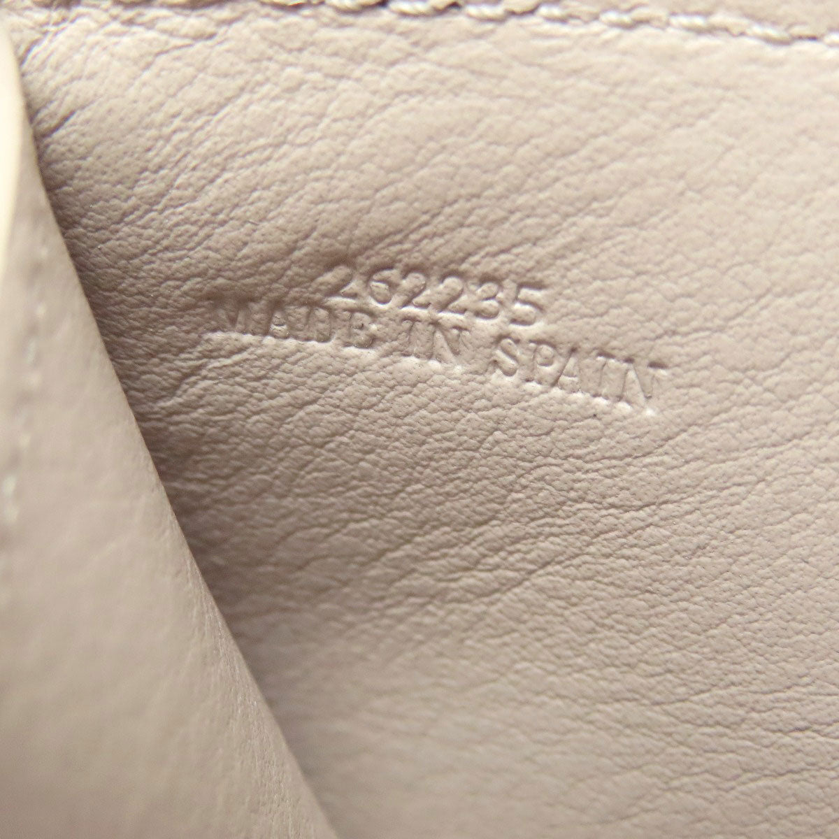 LOEWE Bifold Wallet Calfskin gray anagram