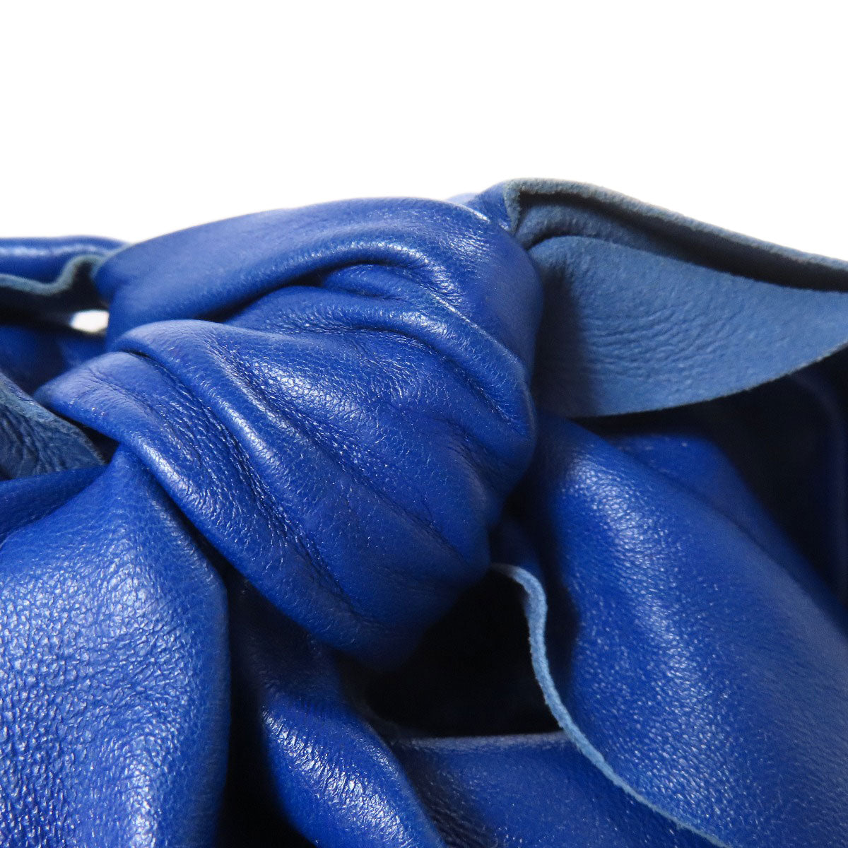 PRADA Tote Bag Calfskin blue 2WAY