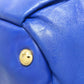 PRADA Tote Bag Calfskin blue 2WAY