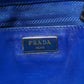 PRADA Tote Bag Calfskin blue 2WAY