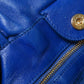 PRADA Tote Bag Calfskin blue 2WAY