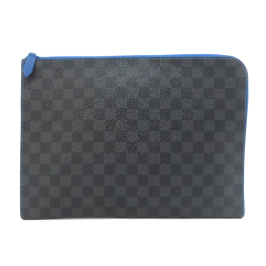 LOUIS VUITTON Clutch bag Damier canvas black Pochette Jour GMNM