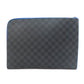 LOUIS VUITTON Clutch bag Damier canvas black Pochette Jour GMNM