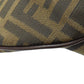 FENDI Shoulder Bag canvas Brown one belt Zucca Pattern