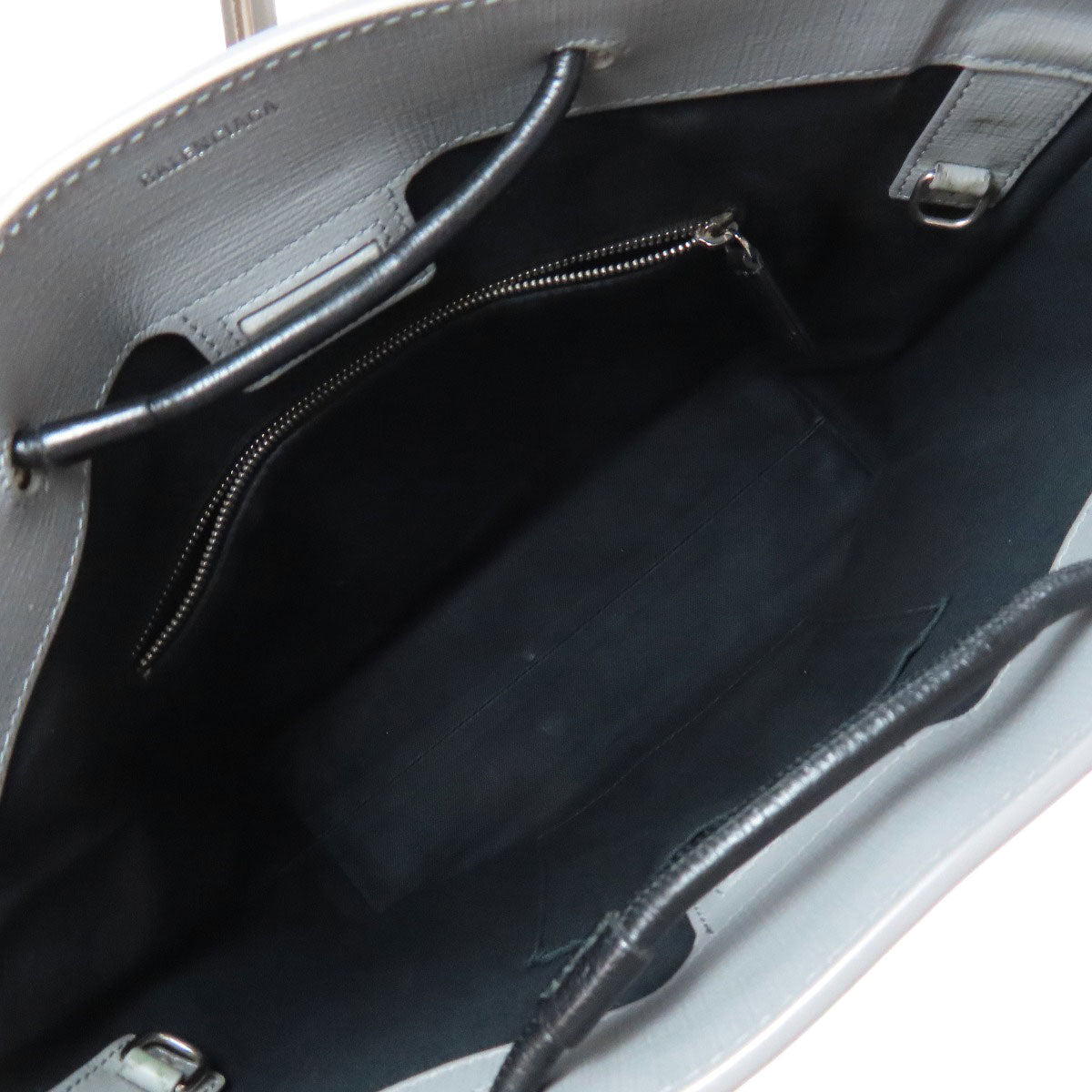 BALENCIAGA Tote Bag leather gray 2WAY