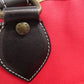 BURBERRY Handbag canvas Red Nova Check