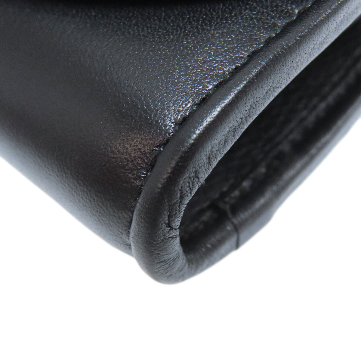 GUCCI Shoulder Bag 725219 Calfskin black Rondy Medium Chain Wallet with Interlocking G