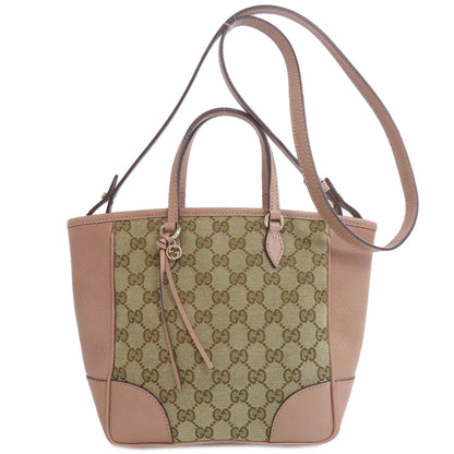 GUCCI Handbag 353121 canvas Brown Bully Small 2WAY