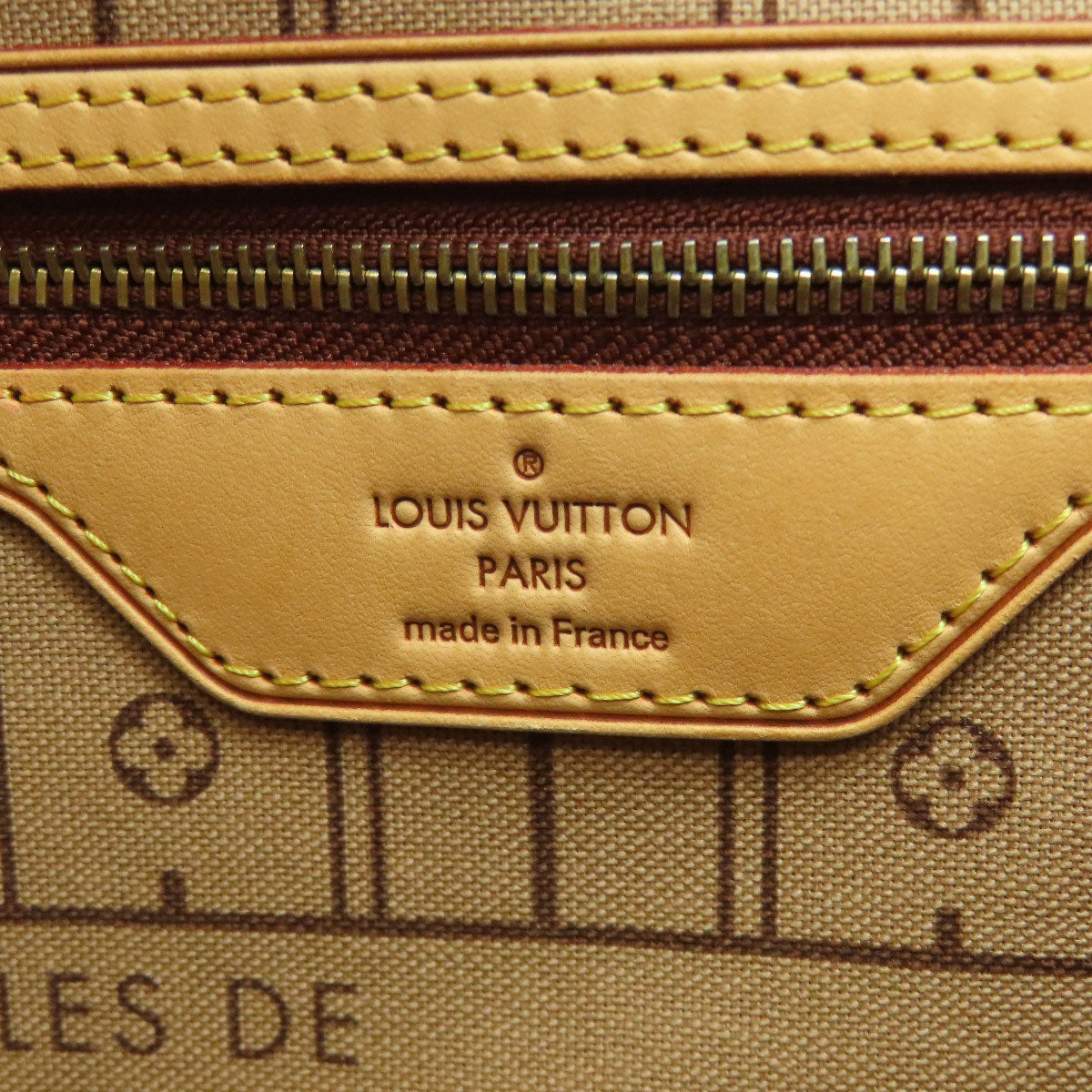 LOUIS VUITTON Tote Bag M40156 Monogram canvas Brown Neverfull MM