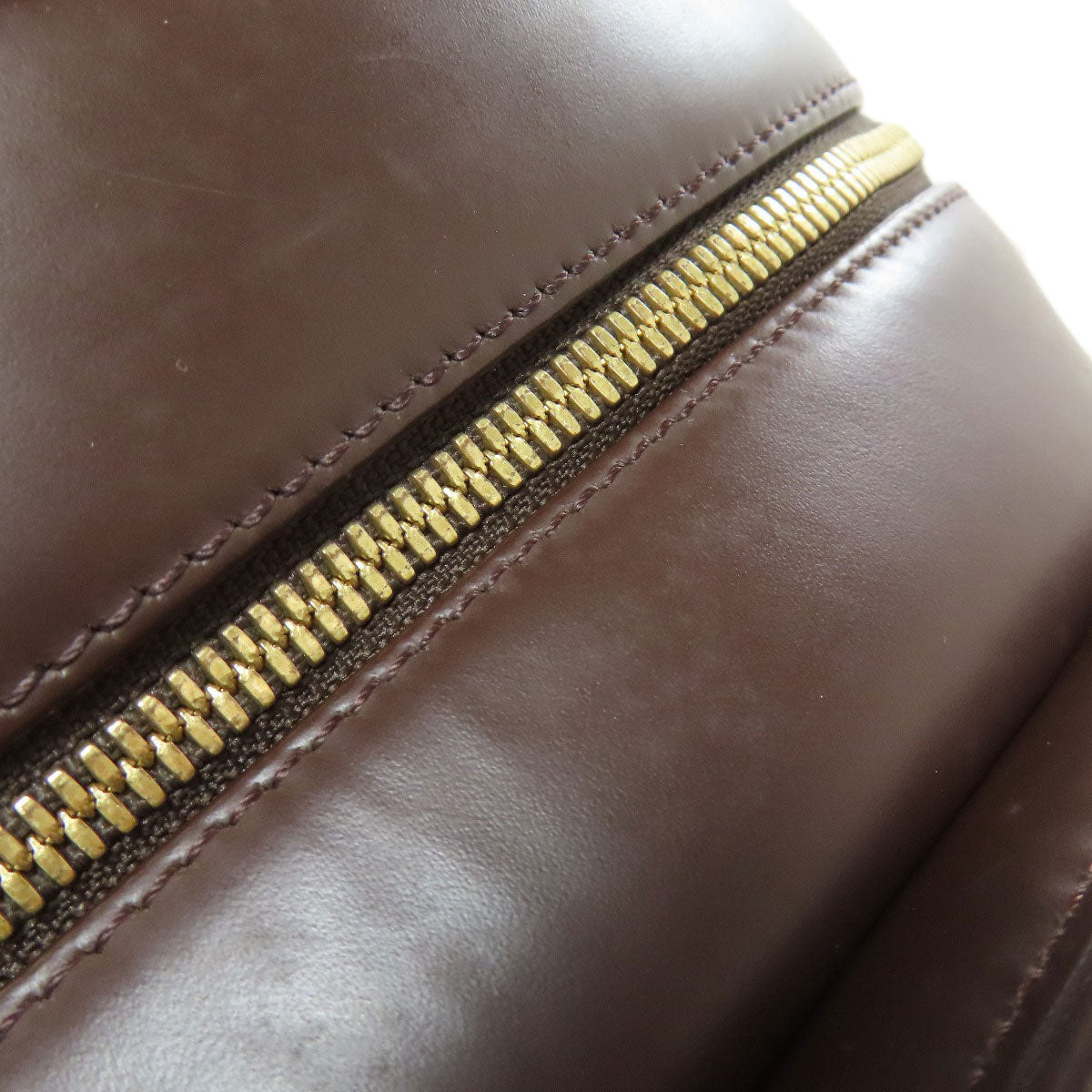 LOUIS VUITTON Handbag N51282 Damier canvas Brown Saria Horizontal