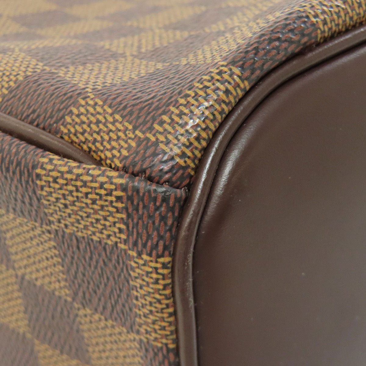LOUIS VUITTON Handbag N51282 Damier canvas Brown Saria Horizontal
