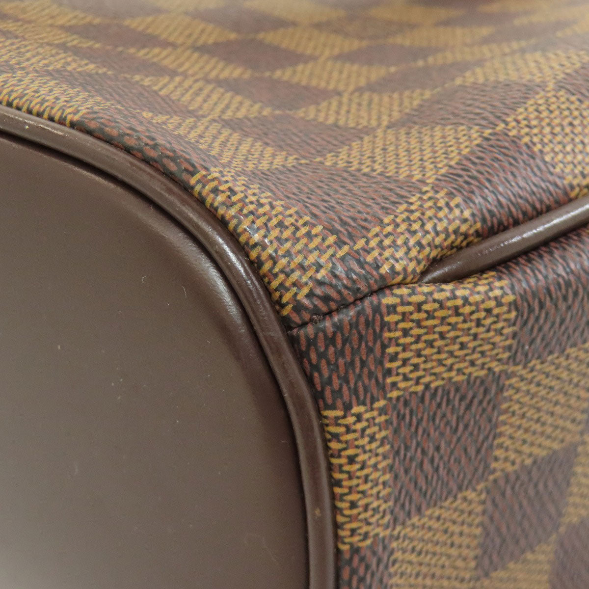 LOUIS VUITTON Handbag N51282 Damier canvas Brown Saria Horizontal