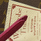 LOUIS VUITTON Accessory pouch M63798 Monogram canvas Brown Mini Pochette Accessoires Label Collection