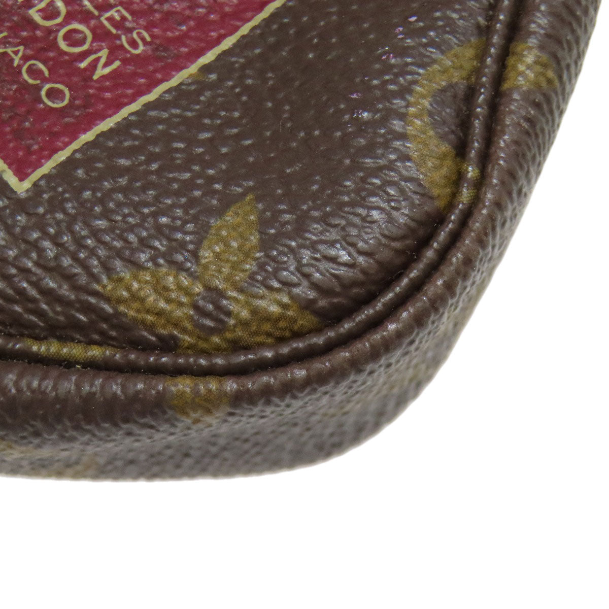 LOUIS VUITTON Accessory pouch M63798 Monogram canvas Brown Mini Pochette Accessoires Label Collection