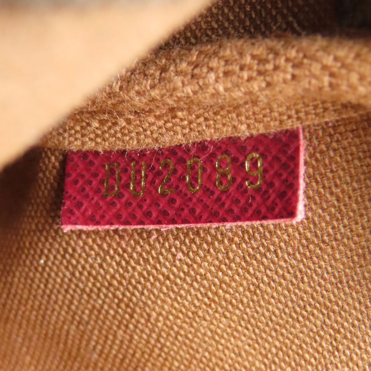 LOUIS VUITTON Accessory pouch M63798 Monogram canvas Brown Mini Pochette Accessoires Label Collection