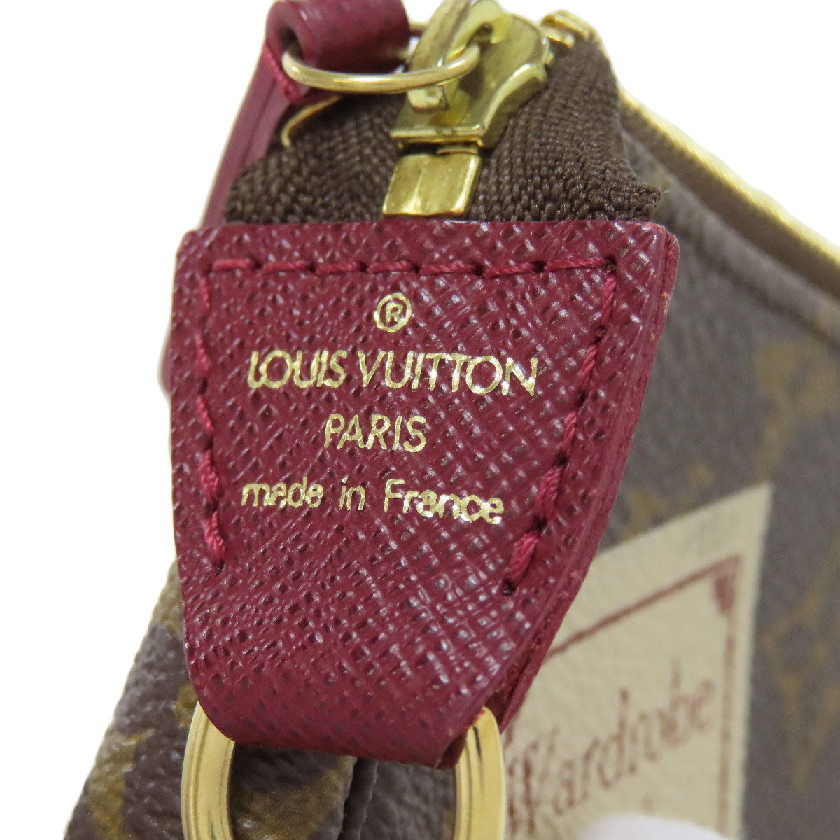 LOUIS VUITTON Accessory pouch M63798 Monogram canvas Brown Mini Pochette Accessoires Label Collection