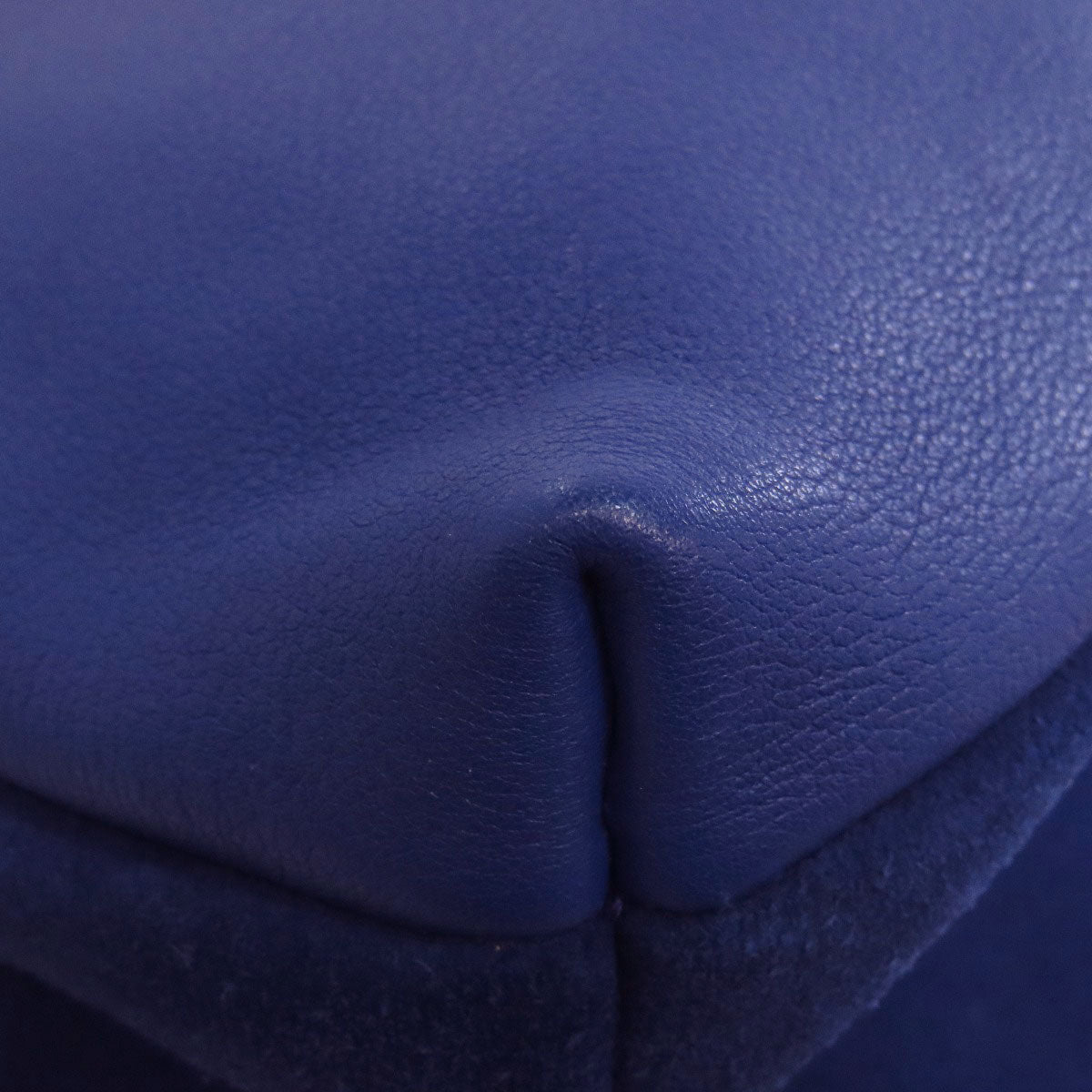 LOEWE Shoulder Bag Calfskin blue one belt