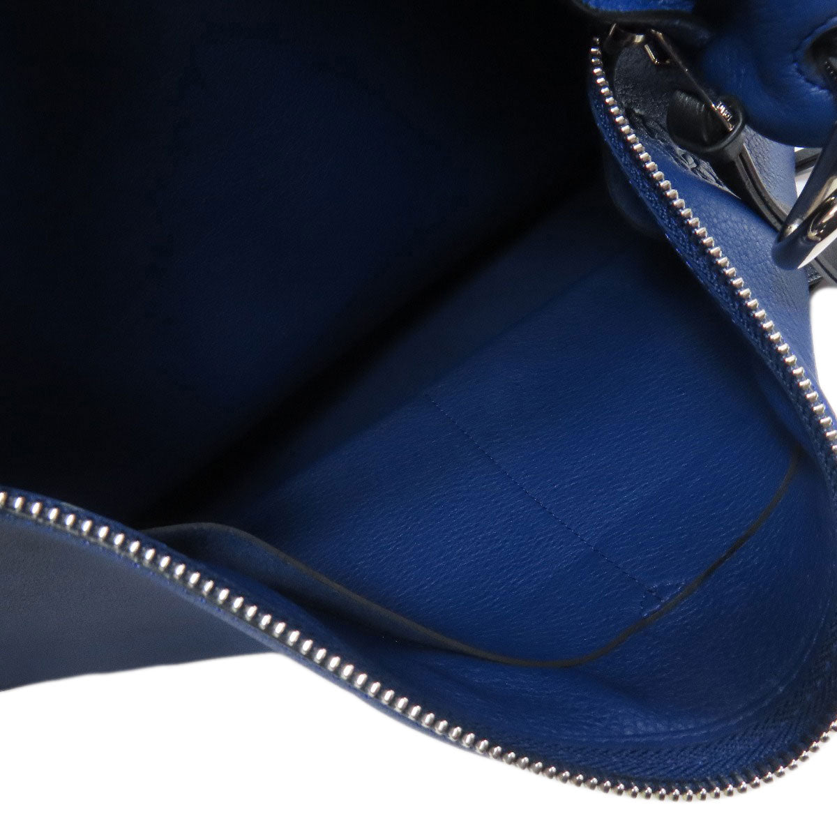 LOEWE Shoulder Bag Calfskin blue one belt