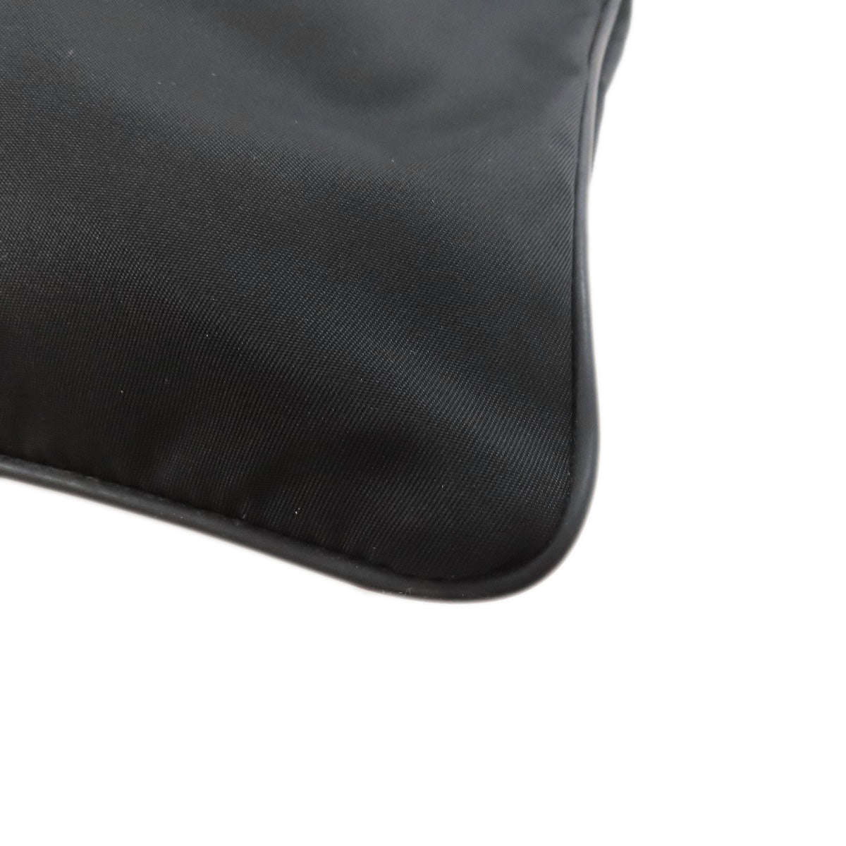 PRADA Shoulder Bag Nylon black logoMetal