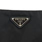 PRADA Shoulder Bag Nylon black logoMetal