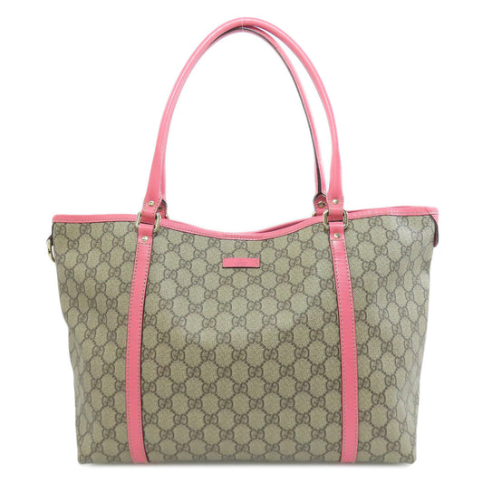 GUCCI Tote Bag 197953 PVC Brown GG Supreme