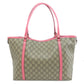 GUCCI Tote Bag 197953 PVC Brown GG Supreme