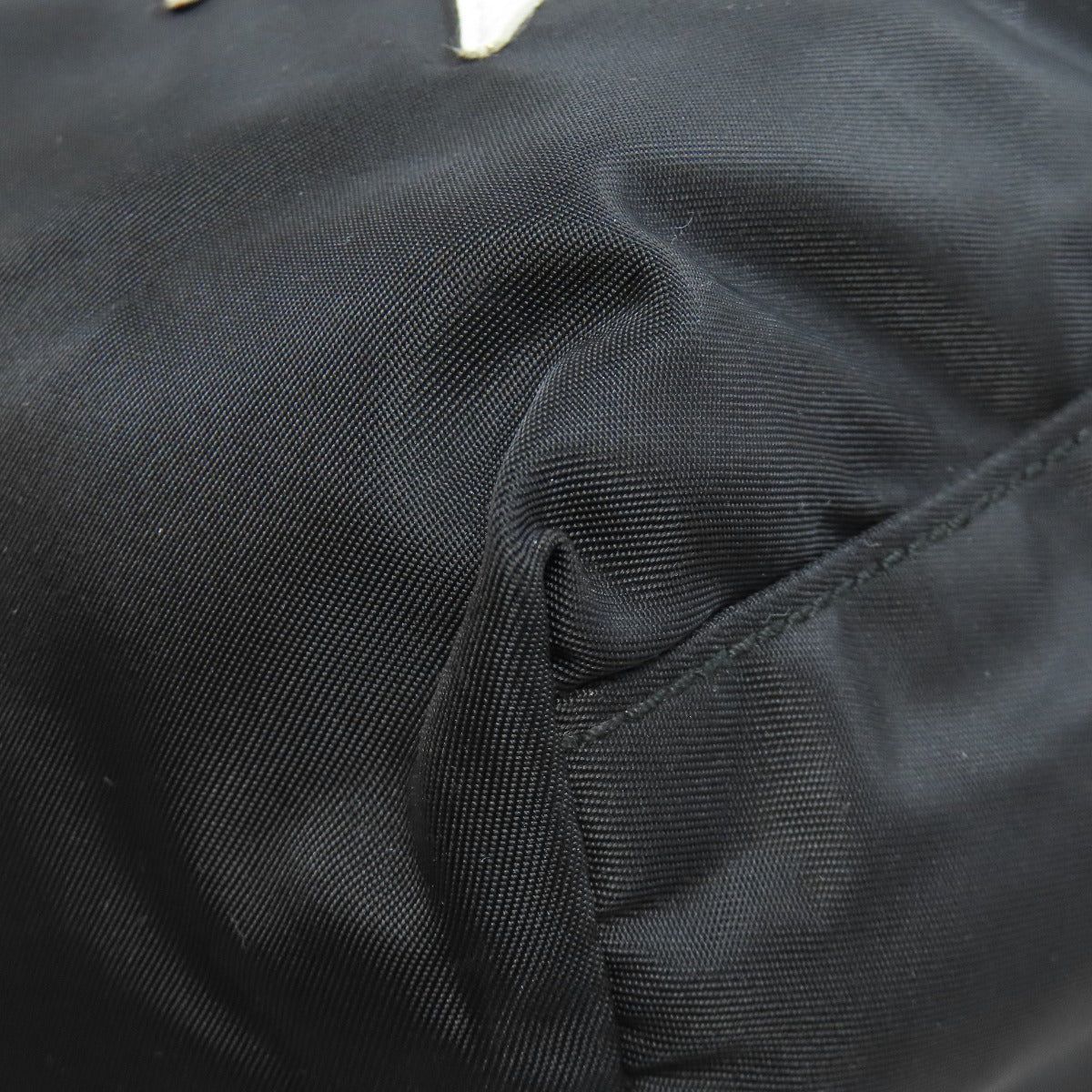 PRADA Tote Bag Nylon black logoMetal human motif