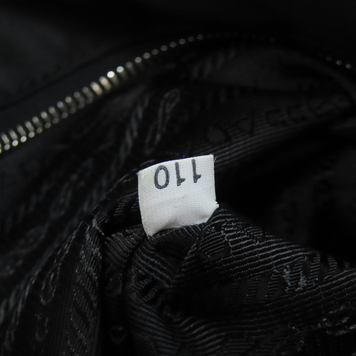 PRADA Tote Bag Nylon black logoMetal human motif