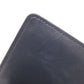 CHANEL Long Wallet Purse lambskin Navy Studs COCO Mark Gold Metal