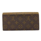 LOUIS VUITTON Long Wallet Purse M82157 Monogram reverse Brown Portefeuille Emily