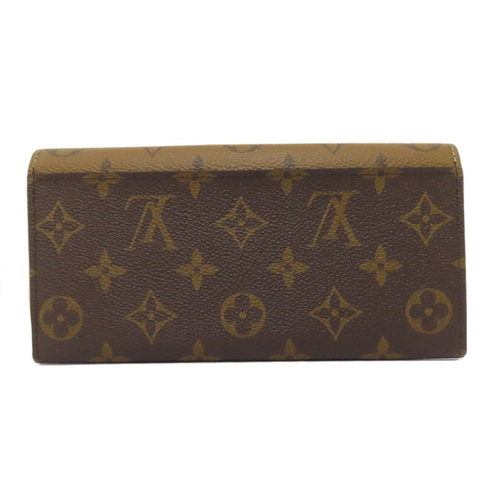 LOUIS VUITTON Long Wallet Purse M82157 Monogram reverse Brown Portefeuille Emily