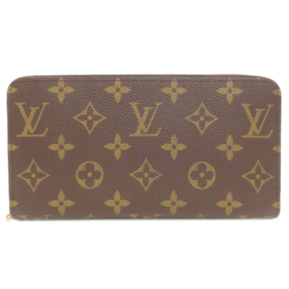 LOUIS VUITTON Long Wallet Purse M41896 Monogram canvas Brown Zippy wallet
