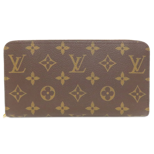 LOUIS VUITTON Long Wallet Purse M41896 Monogram canvas Brown Zippy wallet