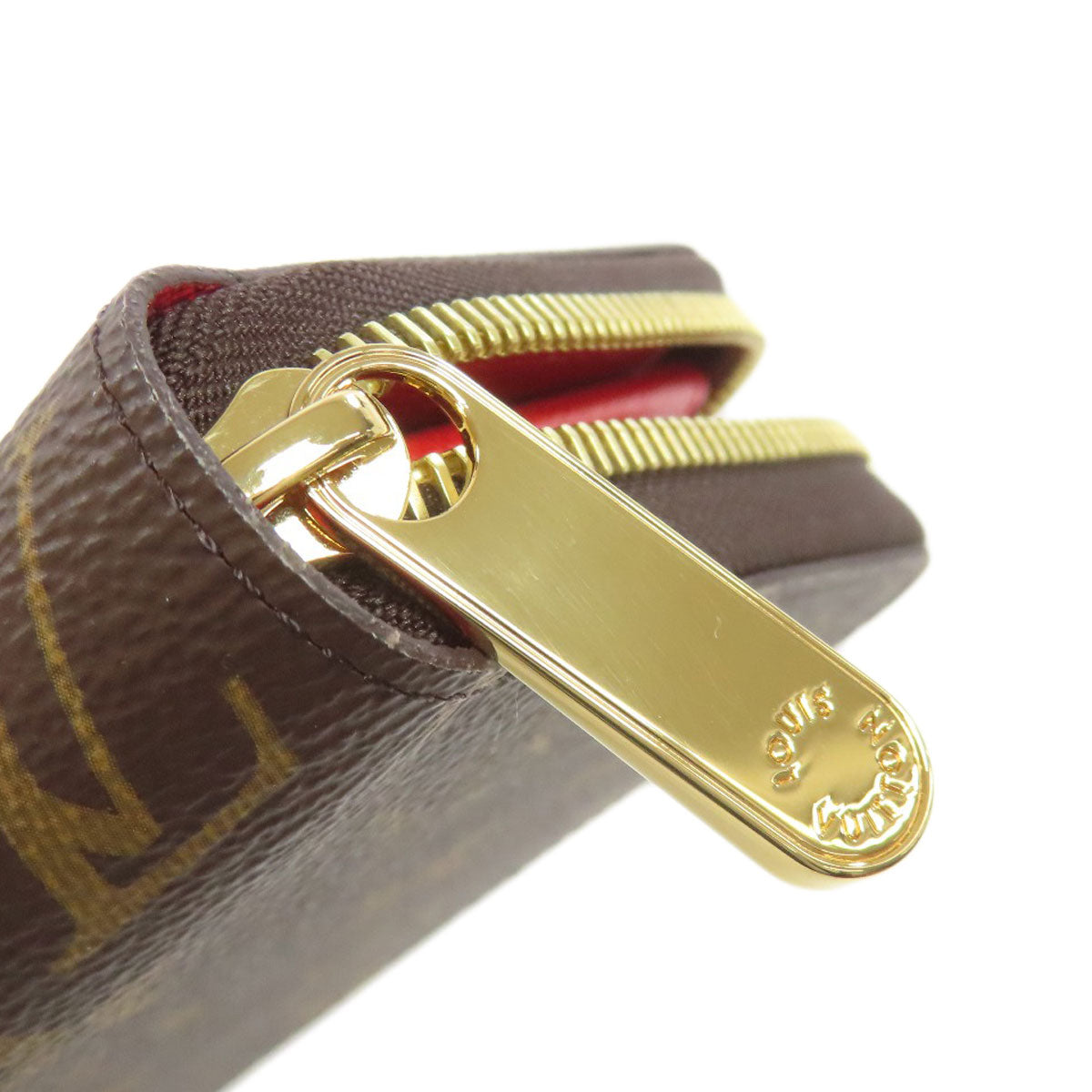 LOUIS VUITTON Long Wallet Purse M41896 Monogram canvas Brown Zippy wallet