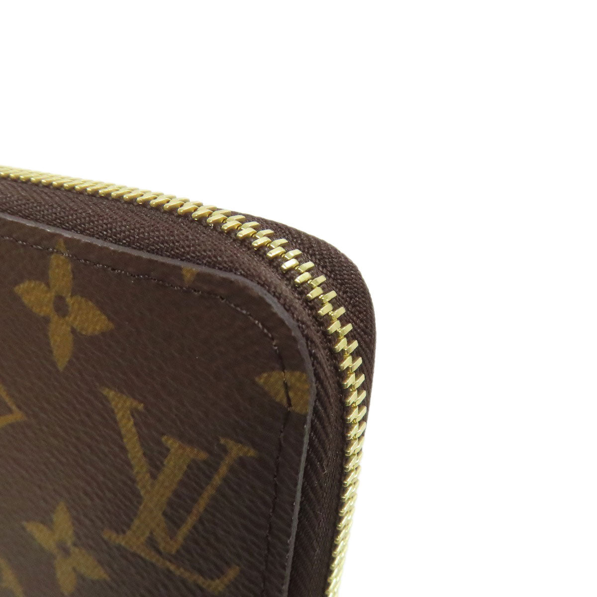 LOUIS VUITTON Long Wallet Purse M41896 Monogram canvas Brown Zippy wallet