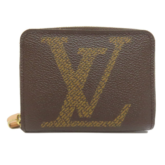 LOUIS VUITTON Coin case M67690 Giant monogram canvas Brown Zippy coin purse