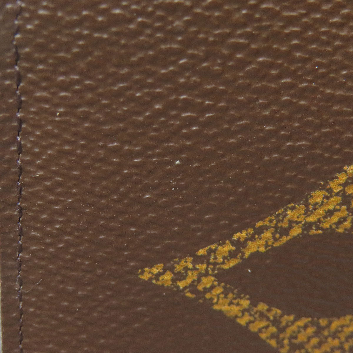LOUIS VUITTON Coin case M67690 Giant monogram canvas Brown Zippy coin purse