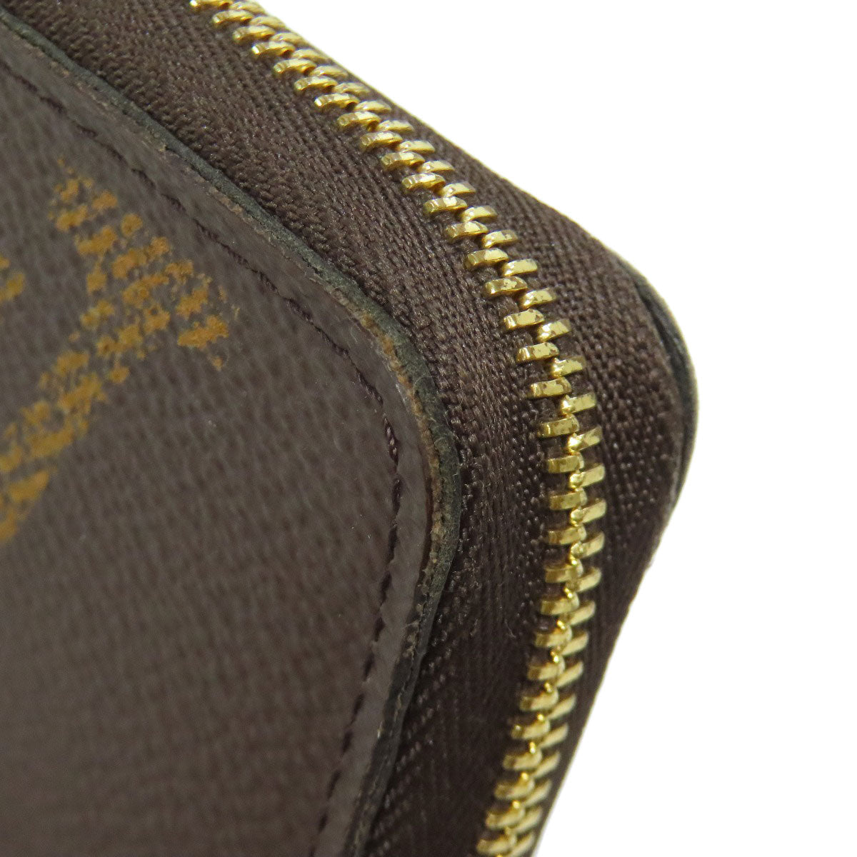 LOUIS VUITTON Coin case M67690 Giant monogram canvas Brown Zippy coin purse