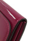 LOUIS VUITTON Long Wallet Purse M64463 Patent leather purple Portefeuille twist