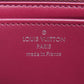 LOUIS VUITTON Long Wallet Purse M64463 Patent leather purple Portefeuille twist