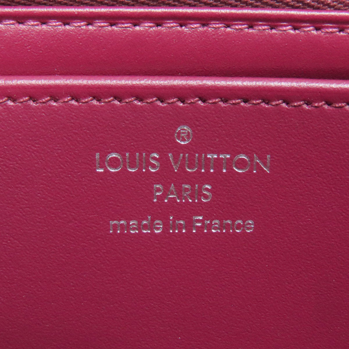 LOUIS VUITTON Long Wallet Purse M64463 Patent leather purple Portefeuille twist