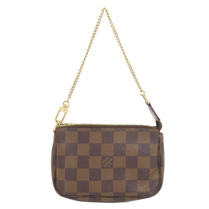 LOUIS VUITTON Accessory pouch N58009 Damier canvas Brown Mini Pochette Accessoires
